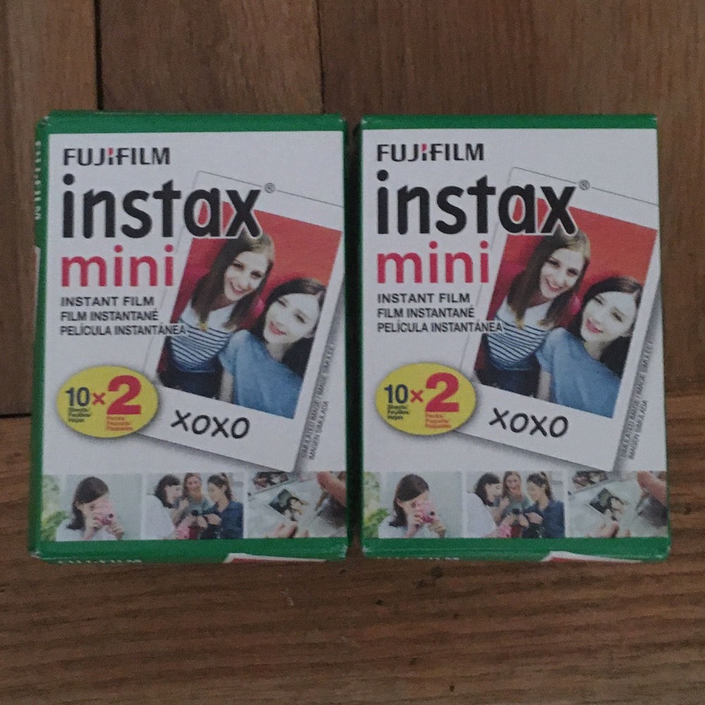 Two NWT Fujifilm Instax Mini Instant Film
